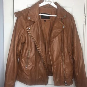 Sly & Co Brown Leather Jacket
